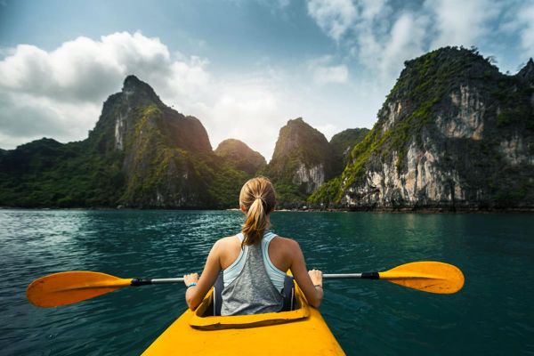 Ha Long Bay Full Day with Kayaking & Swimming on Titop Island